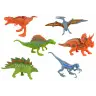 Helicopter Dinosaurs Vehicle Set 6 Colorful Pcs