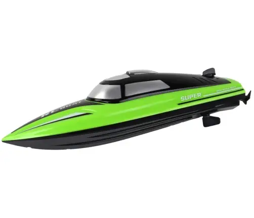 Remote Controlled Motorboat R/C 2.4G 20-25km/h Green