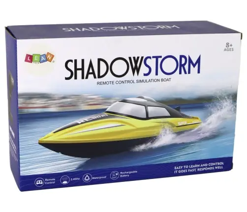 Remote Controlled Motorboat R/C 2.4G 20-25km/h Green
