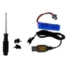 Remote Controlled Motorboat R/C 2.4G 20-25km/h Green
