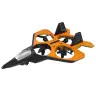 RC Drone Plane Orange Fighter Remote Controlled Pilot