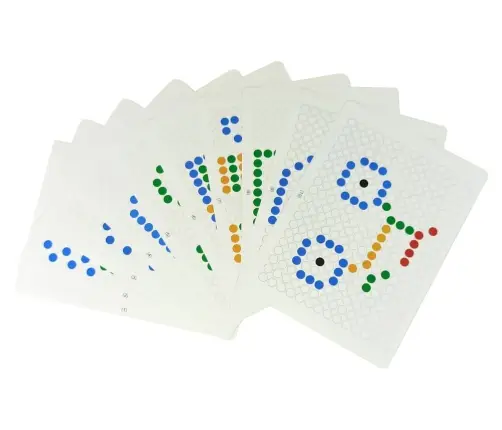 Magnetic Board 100 Yellow Beads