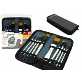 Artist Set In Pencil Case Brushes 10 Pieces Artist Set In Pencil Case Brushes 10 Pieces