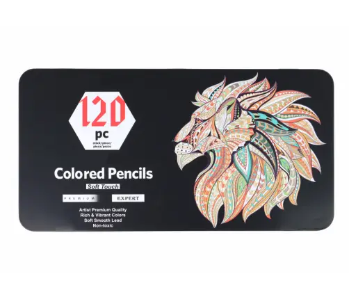 Premium Crayons Set 120 pcs. Various Shades Color List