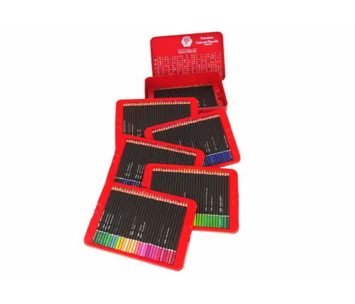 Little Artist's Set in a Metal Container, Crayons, 180 pcs.