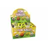 PU Football with Jojo Eraser for Bouncing, 6 cm, Yellow