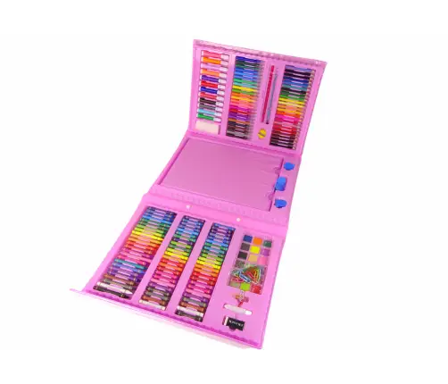 Artistic Set Pink Suitcase 208 Elements