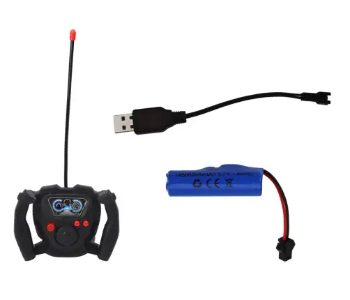 Radiovadāms traktors ar piekabi ar pulti Green