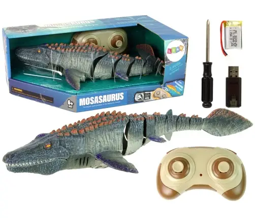 Radiovadāmā zivs ar pulti Mosasaurus Radiovadāmā zivs ar pulti Mosasaurus