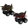 Dinosaur car with friction drive. Various species and colors
