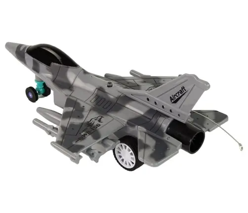 Radiovadāmā lidmašīna ar pulti Gray