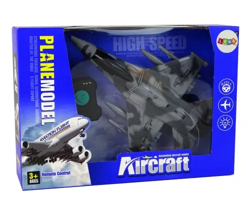 Radiovadāmā lidmašīna ar pulti Gray