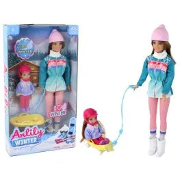 Lelle Anlily ar meitu un kamaniņām