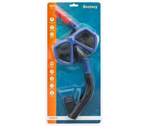 Diving Set Mask with Tube Blue 24070