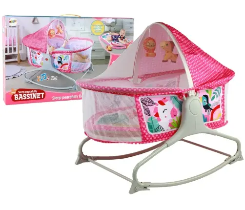 Multifunctional Bed Rocker 2in1 Children's Mat Sounds Vibrations Pink Multifunctional Bed Rocker 2in1 Children's Mat Sounds Vibrations Pink