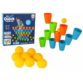 Cups Puzzle Game 3 in 1 44 Pieces Cups Puzzle Game 3 in 1 44 Pieces
