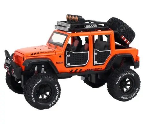 Toy Car Off-Road Vehicle 4x4 Lights Sounds 4 Colors