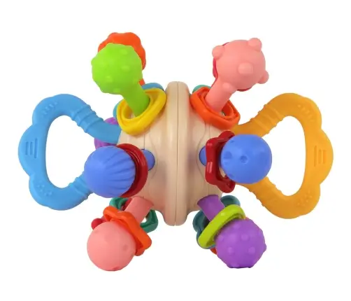 Sensory Toy Rattle Teether Ball For Babies