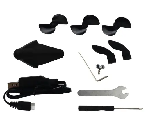 Motorboat R/C 2.4G Lights 30 km/h Blue Motorboat R/C 2.4G Lights 30 km/h Blue