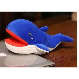 Plush Mascot Blue Whale Puppet 30 cm