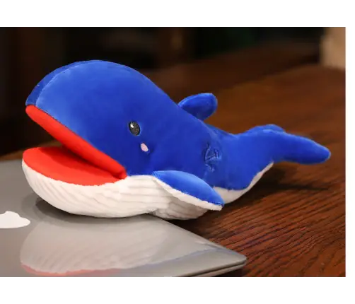 Plush Mascot Blue Whale Puppet 30 cm
