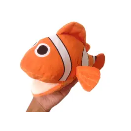 Plush Mascot Fish Clownfish Orange Puppet 25 cm