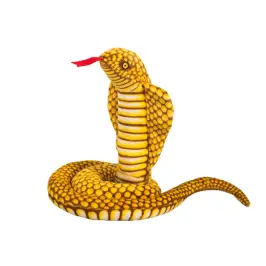 Plush Mascot Snake King Cobra Yellow 100 cm