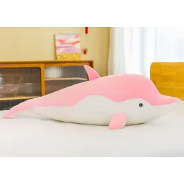 Pink dolphin plush mascot 30 cm