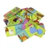 Logic Game Double-Sided Domino Animals Puzzle 10cm x 5cm 28 Pieces. Logic Game Double-Sided Domino Animals Puzzle 10cm x 5cm 28 Pieces.