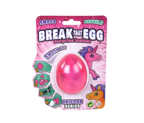 Cracking Magic Unicorn Egg Pink 6cm