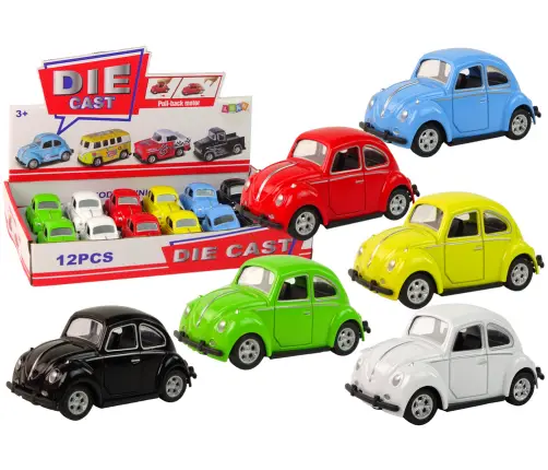 Spring Spring With Friction Drive Beetle Passenger Car 6 Colors