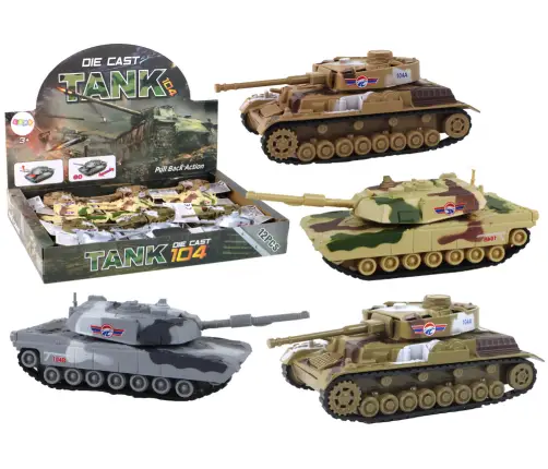 Aluminum Tank with Friction Drive, Various Colors Aluminum Tank with Friction Drive, Various Colors