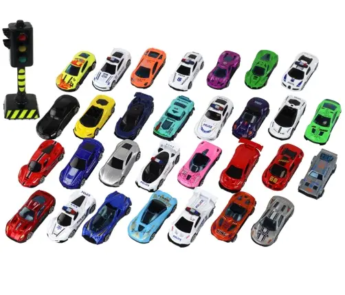 Policijas sporta auto komplekts 30 gab.