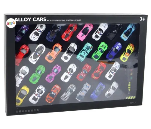 Policijas sporta auto komplekts 30 gab.