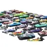 Set of 50 pieces of springs, colorful toy cars