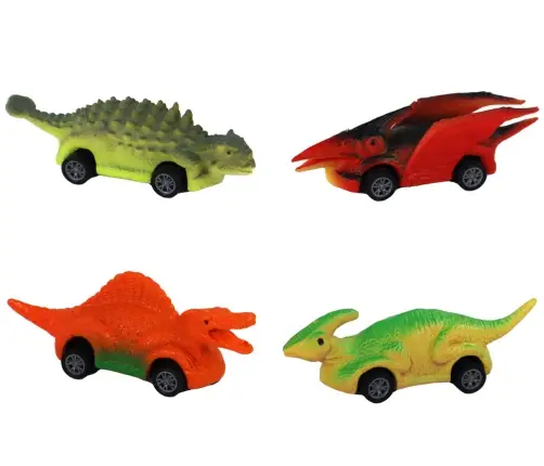 Set of springs, Dinosaurs, Colorful cars, 8 pieces Set of springs, Dinosaurs, Colorful cars, 8 pieces