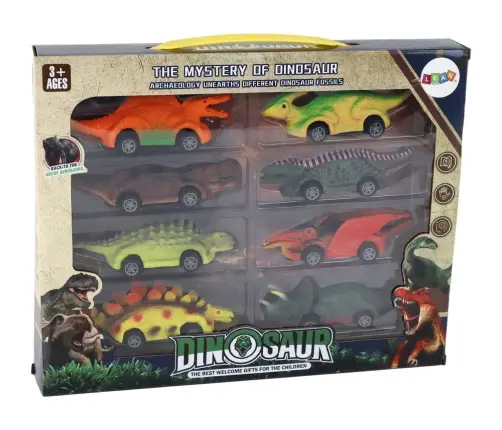 Set of springs, Dinosaurs, Colorful cars, 8 pieces Set of springs, Dinosaurs, Colorful cars, 8 pieces