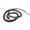 Artificial Rubber Coral Snake Black PVC