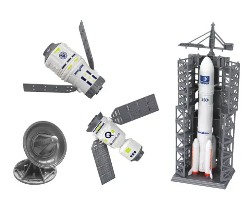 Space Set Space Mission Rocket Spaceship 8 pieces.