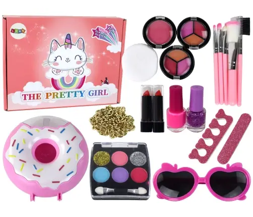 Makeup Set for Children, Nail Polish, Eye Shadows