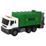 Garbage Truck With Crane Friction Drive Green 1:16