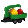 Garbage Truck With Crane Friction Drive Green 1:16