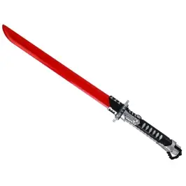 Glowing Samurai Red Sword Battle Weapon