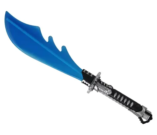 Glowing Machete Blue Battle Weapon Glowing Machete Blue Battle Weapon