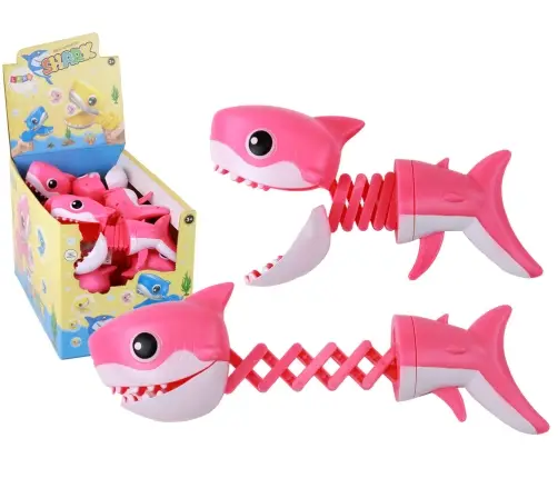 Toy Biting Fish Pink Shark Gun Toy Biting Fish Pink Shark Gun