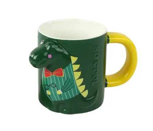 Green Dinosaur Infuser Mug 400 ml