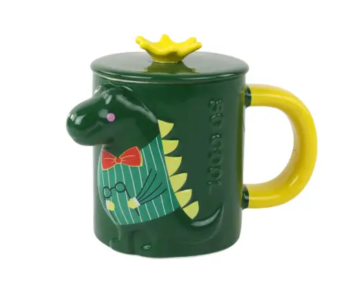 Green Dinosaur Infuser Mug 400 ml