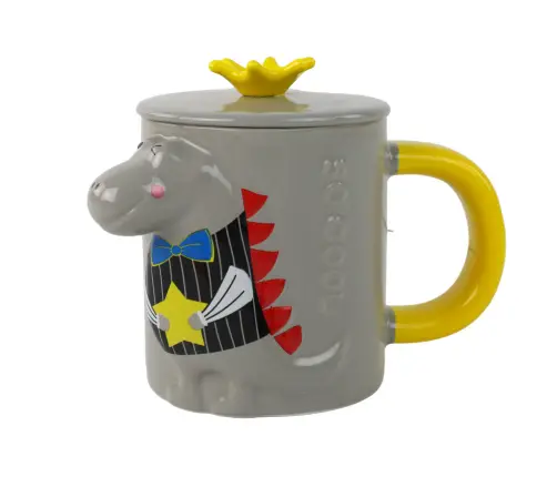 Gray Dinosaur Infuser Mug 400 ml Gray Dinosaur Infuser Mug 400 ml