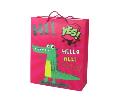 Pink Paper Gift Bag 41.5cm x 30cm x 12cm Pink Paper Gift Bag 41.5cm x 30cm x 12cm
