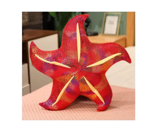 Mascot Plush Starfish Red Pillow 45 cm